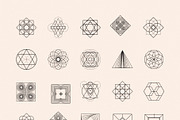 Forms, shapes vector logo elements, an Object Graphic by Olya Creative (Thumbnail 11 of 16)