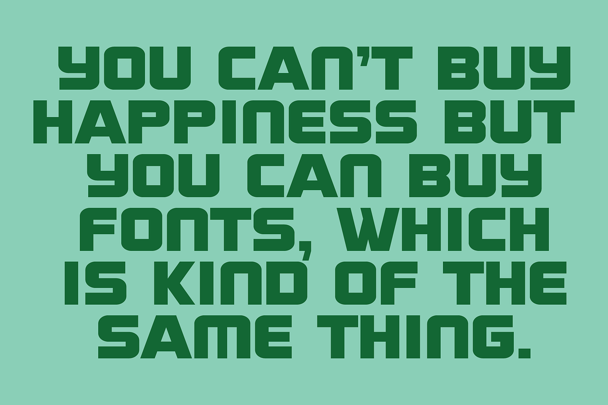 Display Plump Font, a Sans Serif Font by GG Design (Photo 6 of 6)
