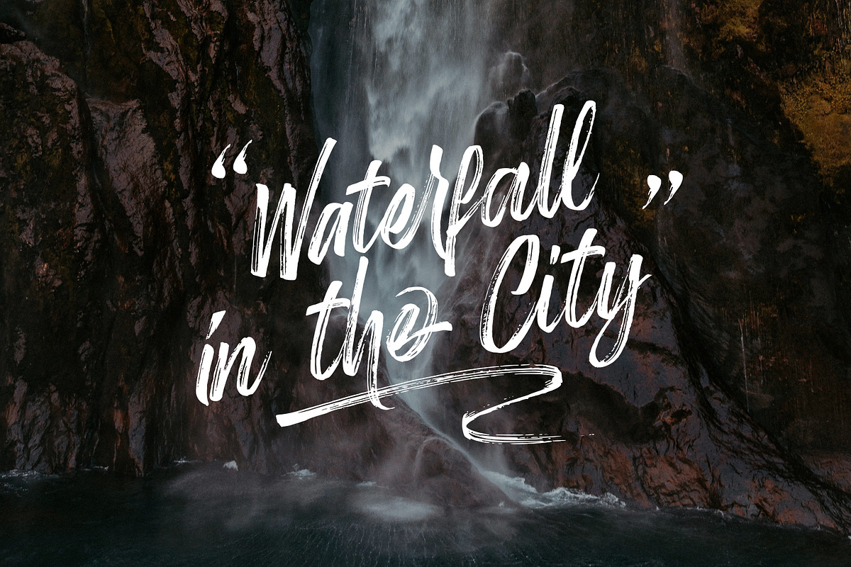 Birdrockers || Realistic Brush Font, a Script Font by Rochart (Photo 12 of 14)