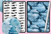 Procreate Ice & Snow texture brushes, a Brush Add-On by Revabrush (Thumbnail 8 of 9)