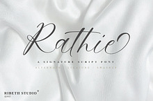 Rathie - Signature Script Font