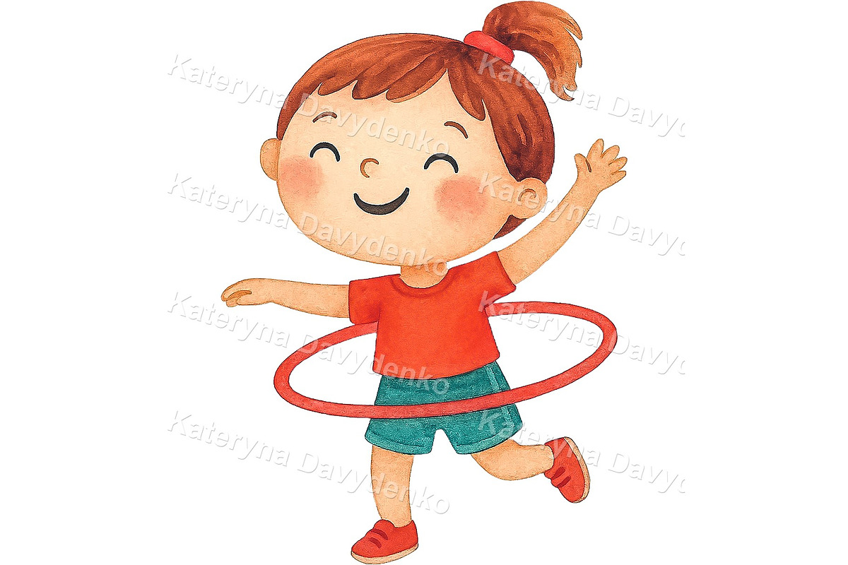 Kids Sports Activities Set, a Sport Illustration by Bubert Art (Photo 7 of 7)