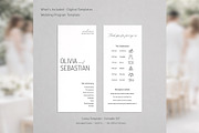 Elegant Wedding Program Canva bd008, a Card Template by TyphoonStudio (Thumbnail 2 of 10)