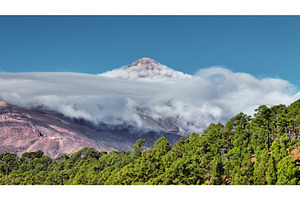 Mount Teide volcano raising above, a Nature Photo by Goinyk