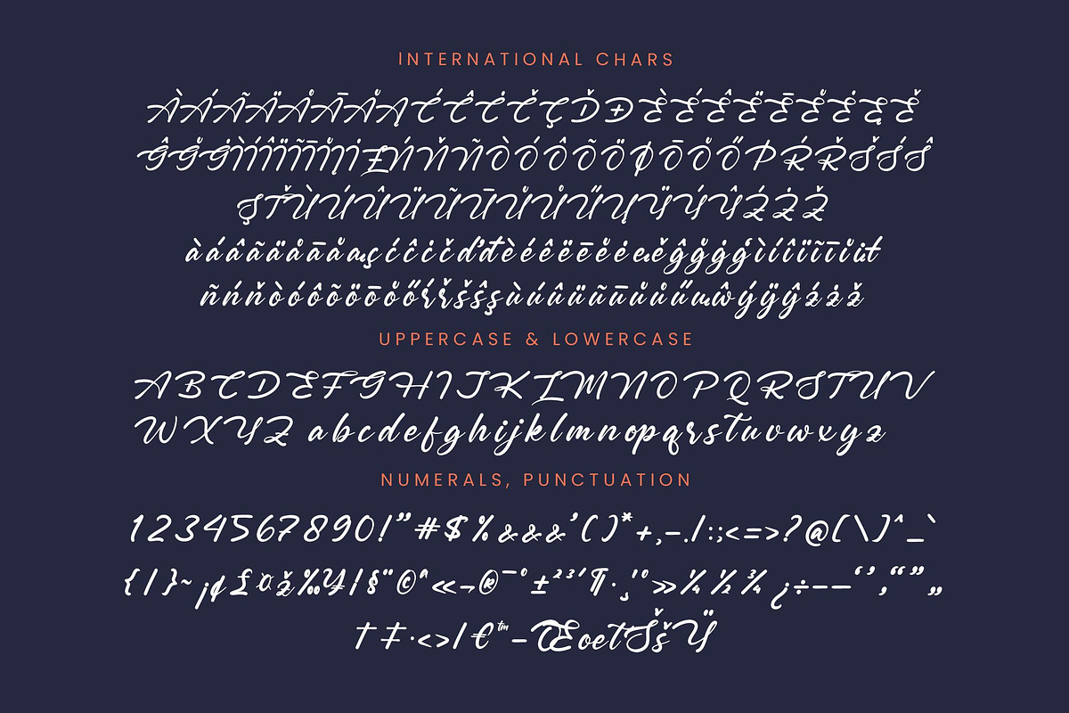 Monthly Raine Bold Calligraphy Font, a Script Font by stylishtype.co (Photo 18 of 20)
