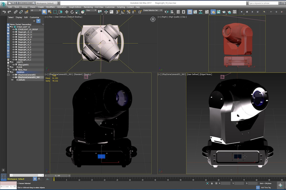 Stage Lighting Collection-14 PCS, an Object 3D Model by akerStudio (Photo 182 of 309)
