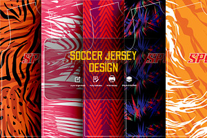 Abstract Sports Jersey Pattern