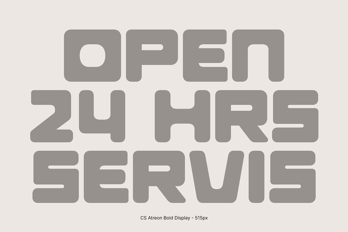 CS Atreon – Bold Display Font, a Sans Serif Font by Craft Supply Co. (Photo 4 of 8)