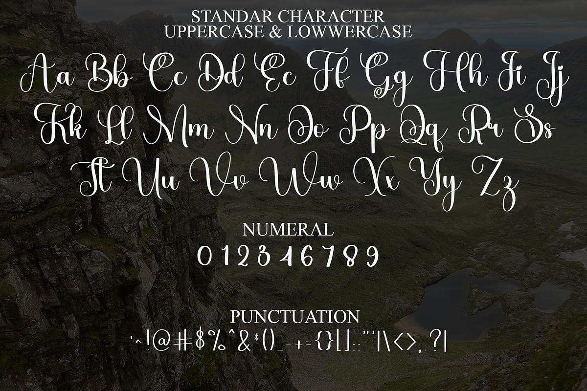 Mountain, a Font by FreshTypeINK (Photo 6 of 8)