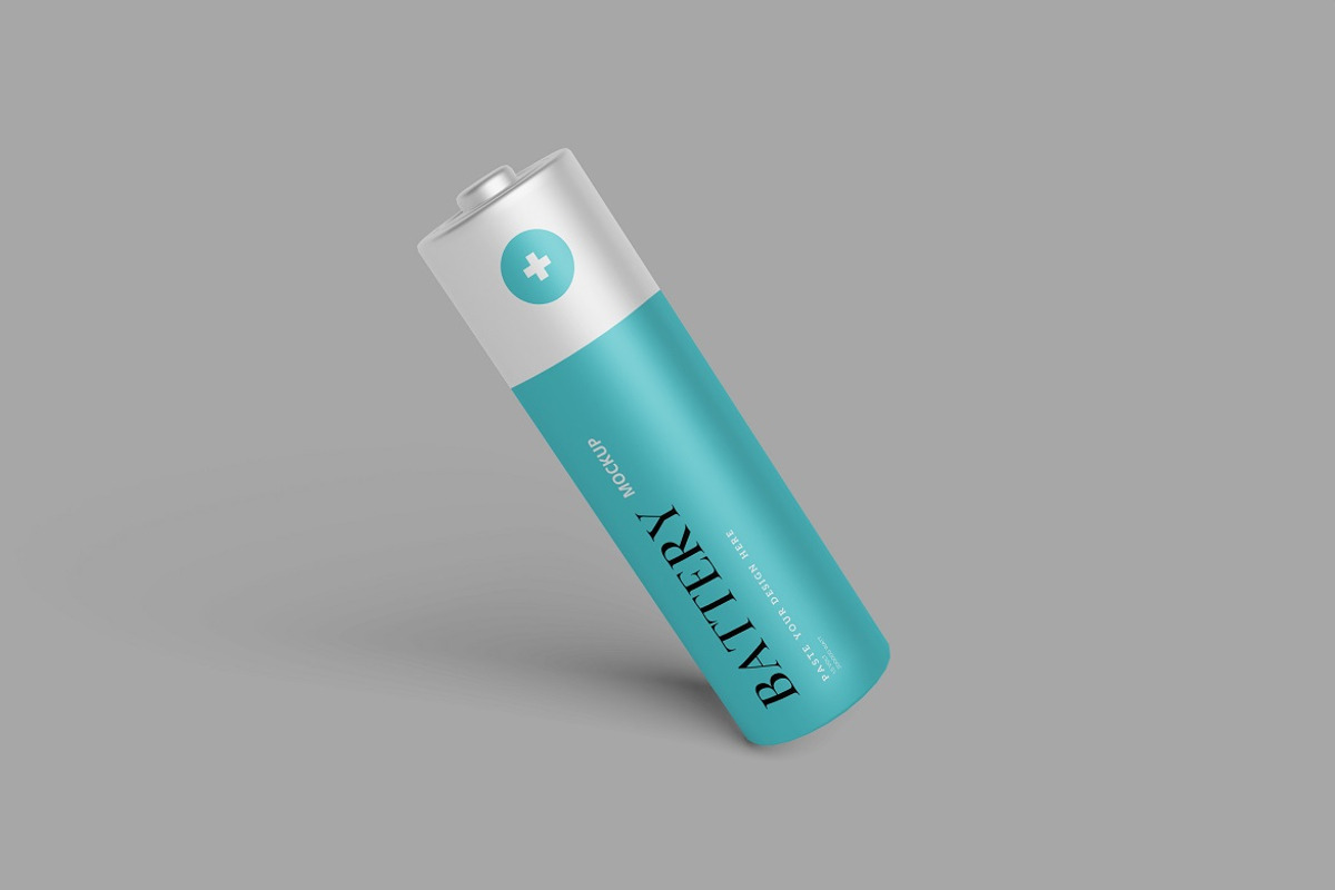 Battery Mockup, a Household Mockup by YurnalisPerix (Photo 3 of 5)