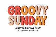 Groovy Sunday - Retro Display Font