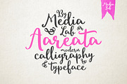 Aareata Script, a Handwritten Font by supfonts (Thumbnail 1 of 8)