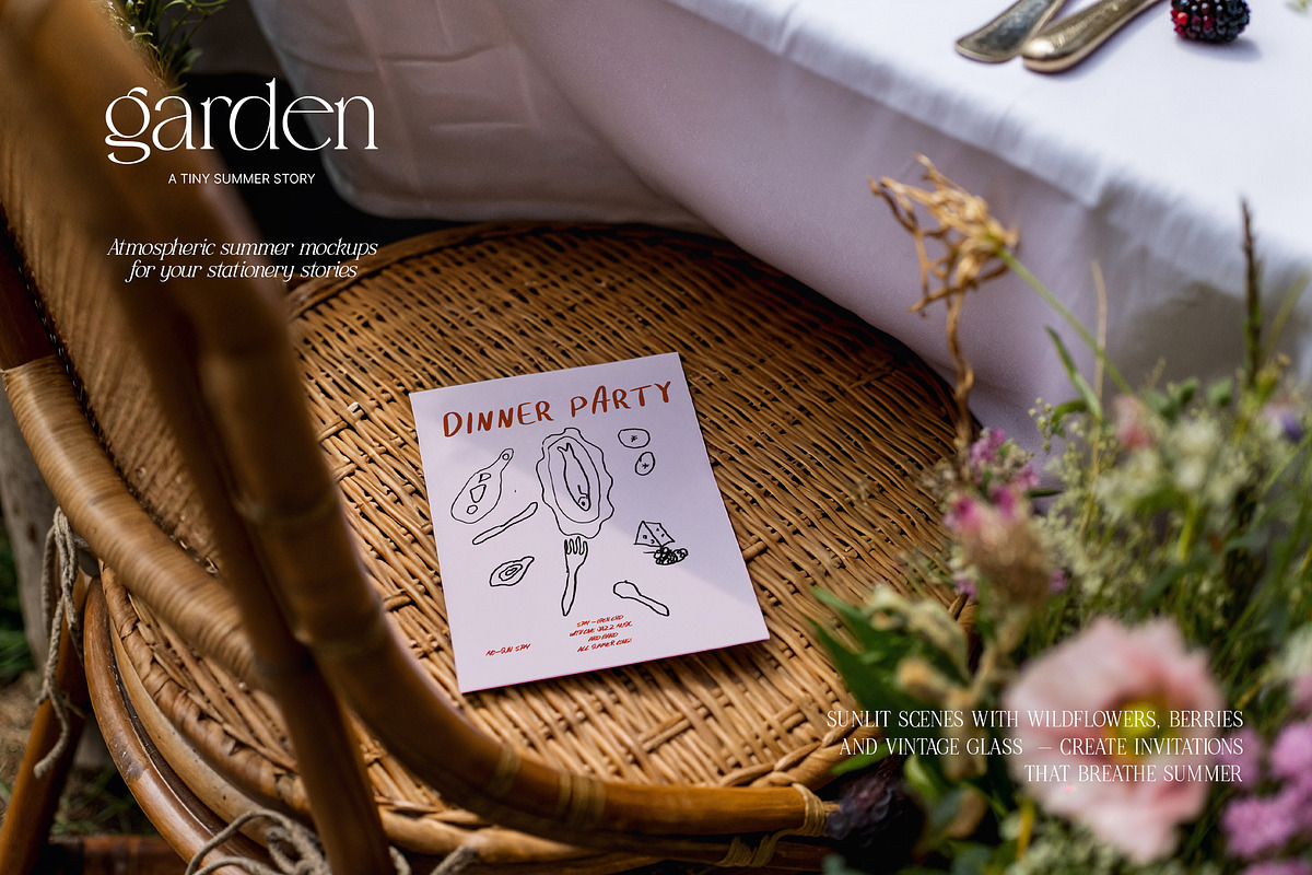 Garden - 45 Stationery Summer Mockup, a Product Mockup by Muse Mockups (Photo 15 of 18)