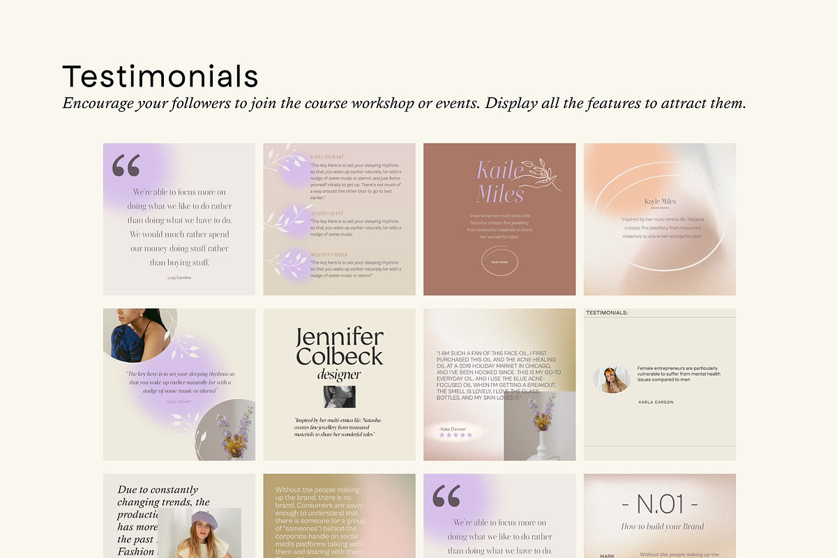 Kukka - Boost Creator for Coaches, a Social Media Template by Sparrow & Snow (Photo 15 of 23)