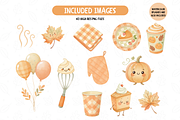 Autumn Watercolor Baking Clipart, an Illustration by TatiMockup (Thumbnail 4 of 6)