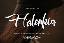 Halenkis Modern Brush Font