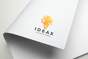 Ideax Polygonal Lightbulb Logo, a Branding & Logo Template by Design_Planet (Thumbnail 1 of 2)
