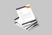 Creative and Modern Letterhead, a Stationery Template by VectStock (Thumbnail 1 of 4)