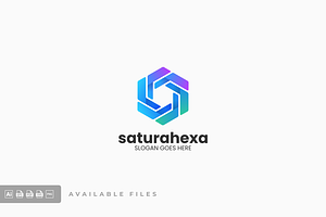 Hexagon Gradient Colorful Logo, a Branding & Logo Template by ivan_artnivora