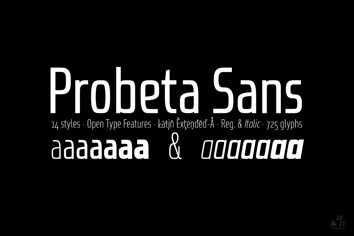 Probeta Extra Bold & Italic -4 fonts, a Sans Serif Font by deFharo (Photo 8 of 8)