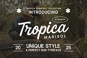 Tropica Marisol – Duo Typeface, a Script Font by Creacy Studio (Thumbnail 1 of 10)