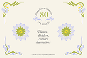 Art Nouveau Decorations, an Object Graphic by Walrus Darya (Thumbnail 2 of 10)