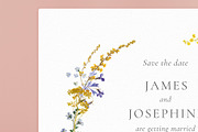 Vintage Floral Wedding Invite Bundle, an Invitation Template by Wedding Whippet (Thumbnail 9 of 10)