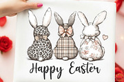 Happy Easter PNG Coquette Easter Bun, an Illustration by designcity5 (Thumbnail 8 of 9)