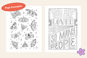Speaking Kindly Coloring Pages, an Illustration by portice_studio (Thumbnail 4 of 5)