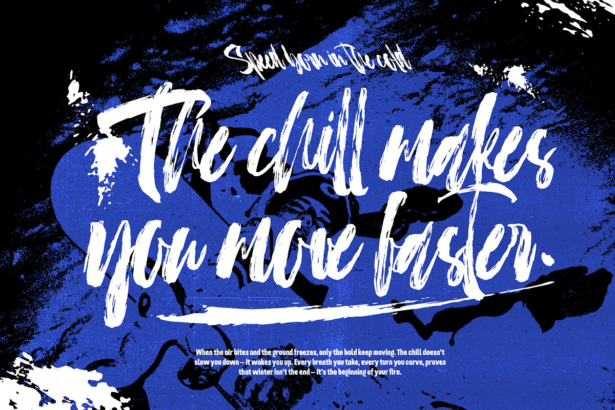 Ensticha - Dry Brush Script, a Handwritten Font by Inviline.co (Photo 5 of 9)