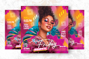 Friday Night Party Flyer Design, a Flyer Template by Shajib Shikder (Thumbnail 2 of 2)