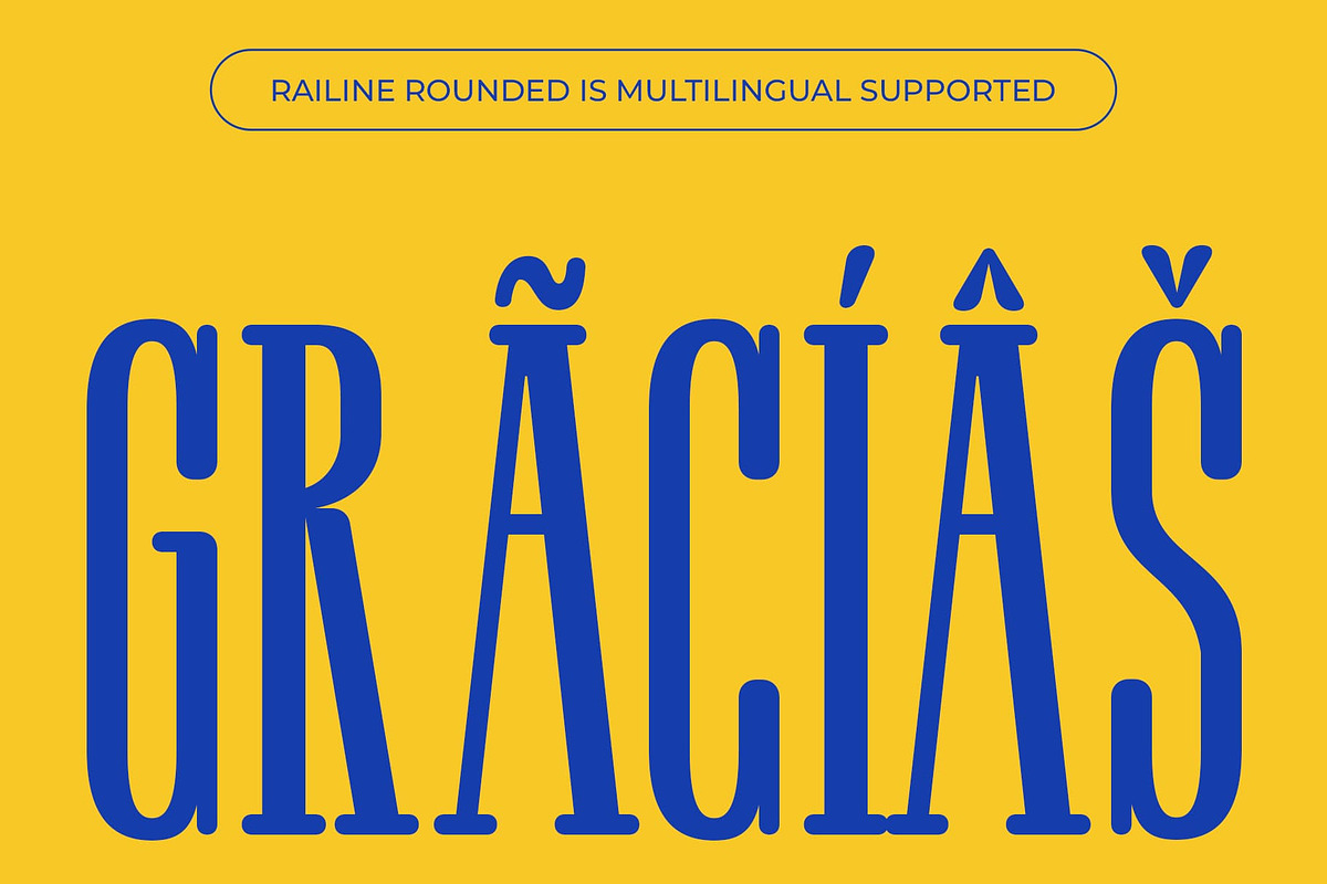 Railine Rounded, a Serif Font by Craft Supply Co. (Photo 3 of 8)