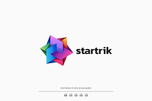 Startrik Abstract Colorful Logo