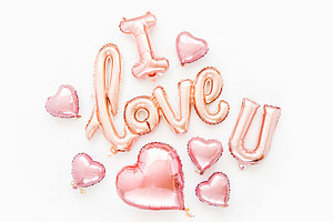 Foil Balloons "I Love You"
