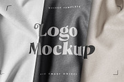 Close-Up Fabric Print Logo Mockup, an Apparel Mockup by veila.me (Thumbnail 4 of 4)