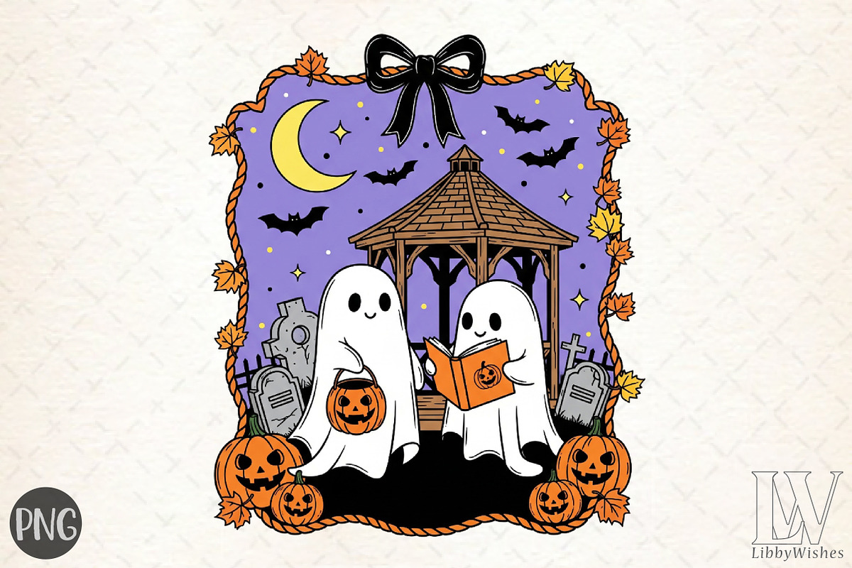 Halloween Hand-Drawn Frame Bundle Pn, an Illustration by Libby Wishes (Photo 10 of 12)