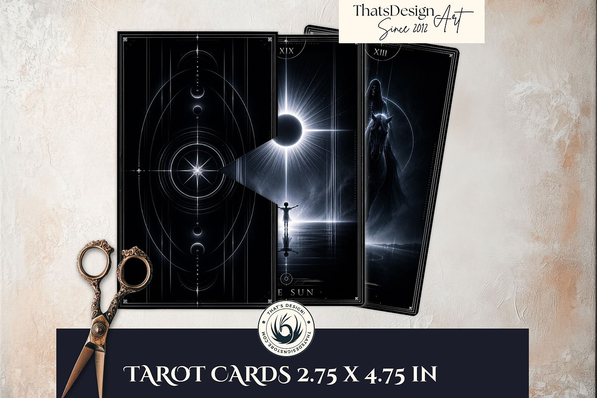 The Nocturne Arcana Dark Tarot cards, a Decorative Illustration by ThatsDesignArt (Photo 10 of 10)