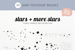 Twinkle Stars Photoshop Brushes