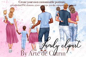 Big Family Creator Clipart.
