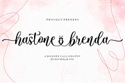 Hastone Brenda, a Script Font by Rotterlab Studio (Thumbnail 7 of 8)