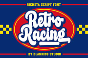 Richeta a Retro Bold Script Font, a Script Font by Blankids Studio (Thumbnail 2 of 16)