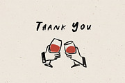 Wine Culture Clipart, a Person Illustration by Teresa Art Store (Thumbnail 12 of 12)