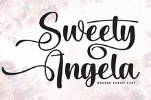 Sweety Angela | Script Font