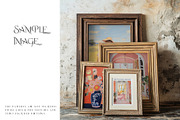 Vintage Frames PNG & PSD Mockups, a Product Mockup by mock-ups (Thumbnail 9 of 10)