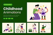 Animated Childhood Illustration Art, a Person Illustration by Brickclay (Thumbnail 1 of 5)