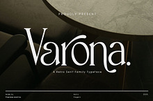 Varona - Retro Serif Family Font