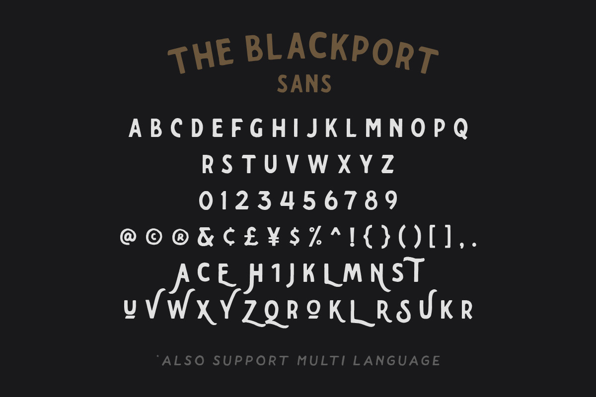 The Blackport Font Pack! (+EXTRA), a Serif Font by IronbirdCreative (Photo 10 of 12)