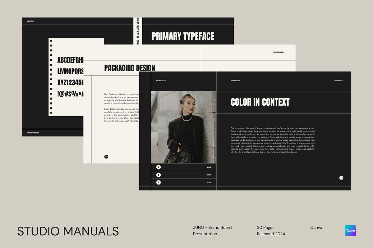 ZUNO – Brand Board Presentation, a Social Media Template by Studio Manuals (Photo 6 of 8)