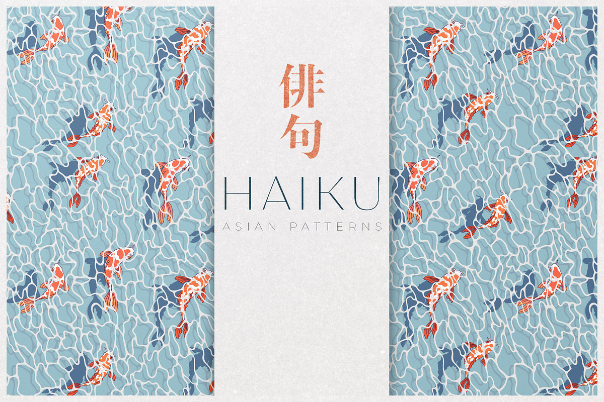 Asian Seamless Patterns, a Pattern Graphic by Michael Rayback Design (Photo 1 of 16)