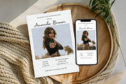 Wedding Invite Card & iPhone Mockup, an Advertising Mockup by TatiMockup (Thumbnail 3 of 3)